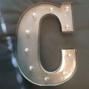 Light up letter C